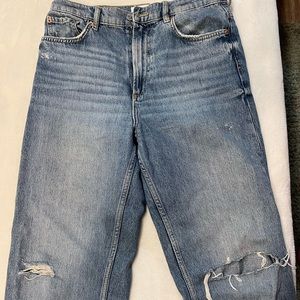 zara relaxed premium mom jeans